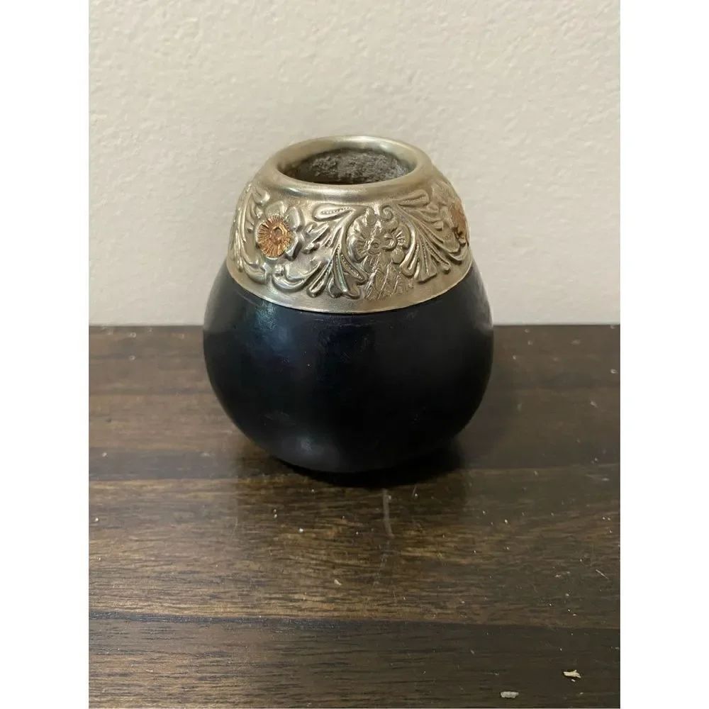 Vintage Yerba mate gourde cup